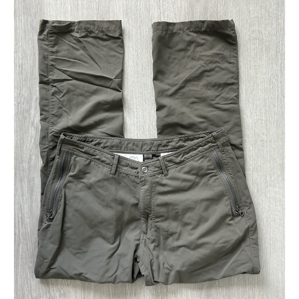 Clothing Arts Mens Pick Pocket Proof Explorer Travel Chino Pants Sz 34x32 Green